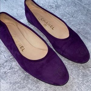 CHANEL Logo Flats